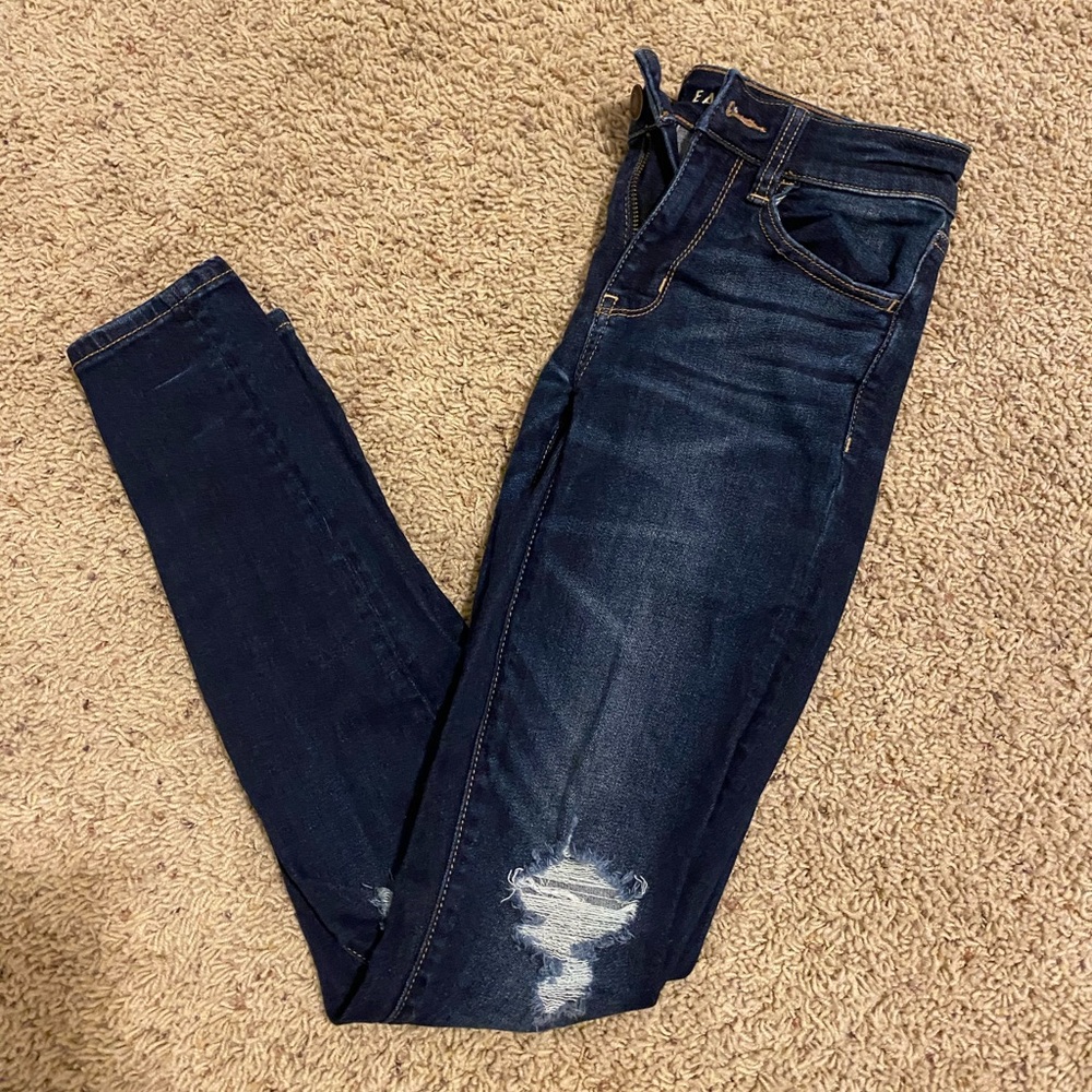 American Eagle Ripped Skinny Jeans